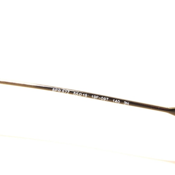 Prada 57ZS 57 19F09T Transparent Graphite Dark Gray Sunglasses PR57ZS - Picture 4 of 5